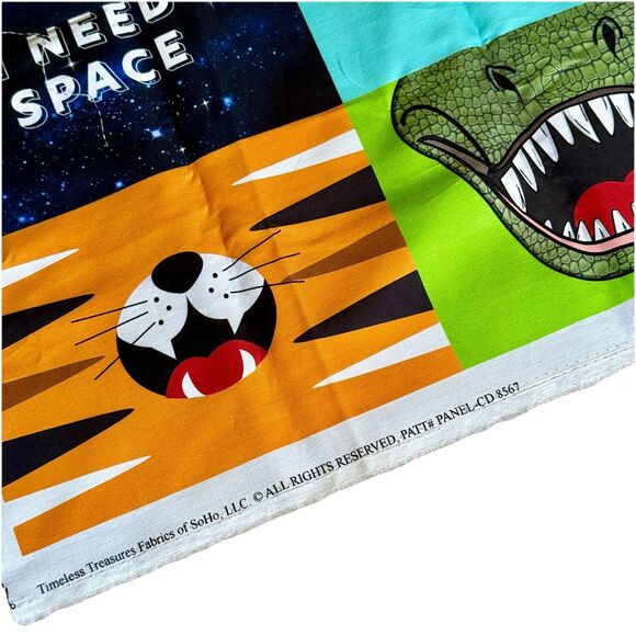 Cut & Sew Panel Cotton Fabric All Smiles Timeless Treasures Quilt Teeth NEW - Picture 4 of 4